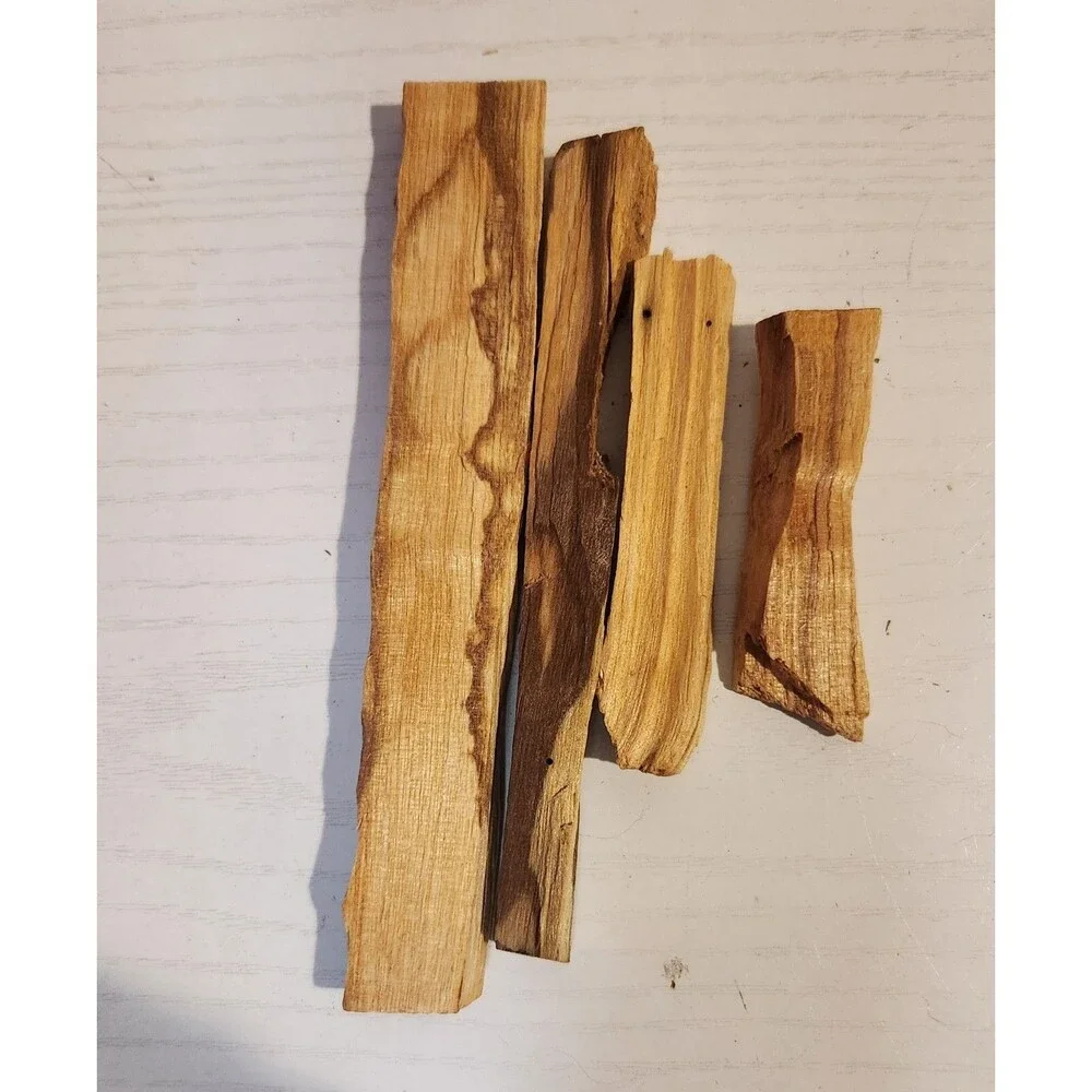 Natural Palo Santo Wood Sticks Bundle-4 Pieces (2